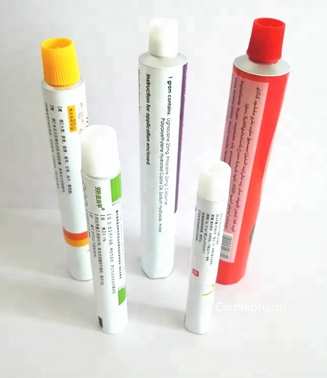 Printed Medicine Aluminium Ointment Tubes