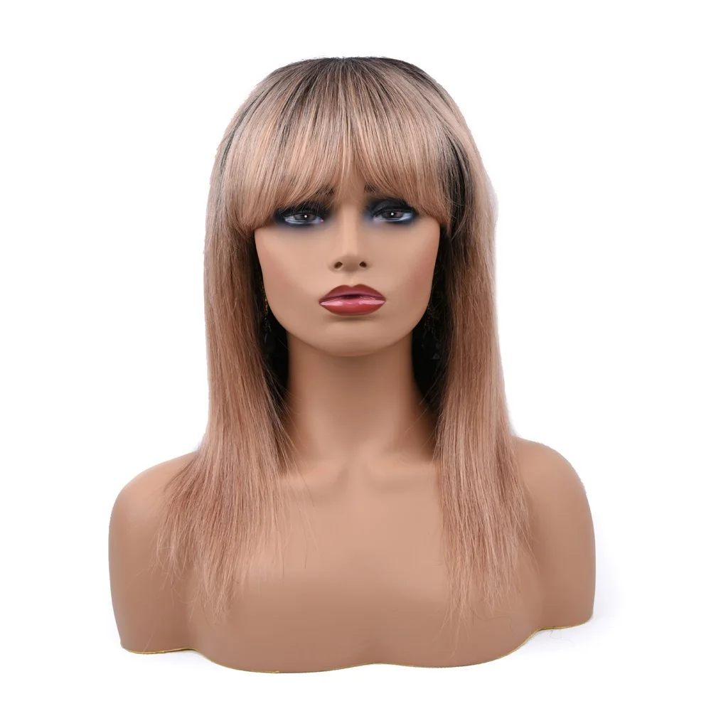 
 Онлайн-магазин, оптовая продажа, высококачественный парик из человеческих волос цвета Омбре 1b 27, корейский парик из натуральных волос  