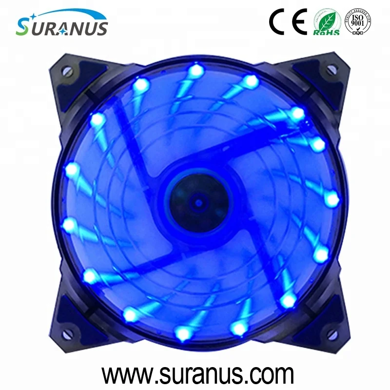 suranus 12cm Led fan low noise brushless air computer case cooling fans manufacturer