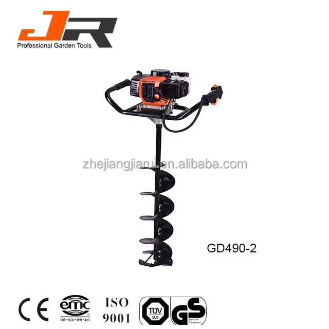 stable 2-stroke GD-490-2 earth driller/earth auger/drilling machine