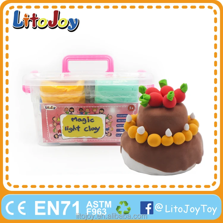 LitoJoy 15 г пакет свет пластилин 24 цветов