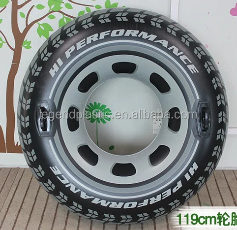 PVC inflatable adult tire swim ring for adults inflatable Giant Tire Tube Raft For Pool/Lake/Ocean