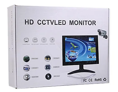 
Surveillance Camera 7 Inch CCTV Monitor with VGA BNC AV HDMIed input 