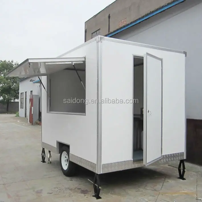 Newly design Mobile Electric catering trailer/hot dog cart for sale
