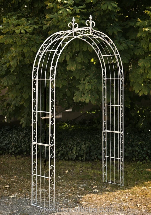 Старинные металлические арки в виде розы для сада