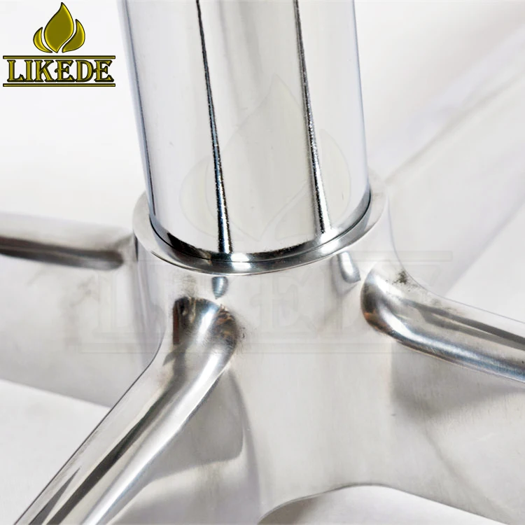 New four leg aluminum chair swivel base for sale