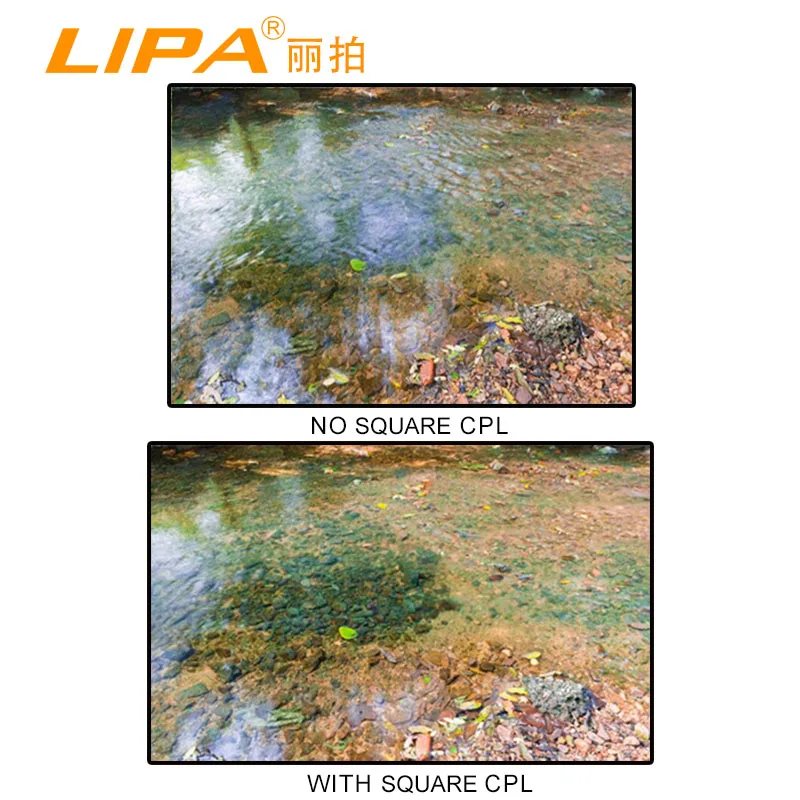 Квадратный поляризационный фильтр CPL 150x150x2 мм для держателя фильтра Nikon 14-24