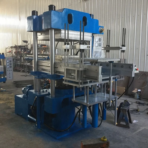 High speed open/close molds rubber vulcanizing press