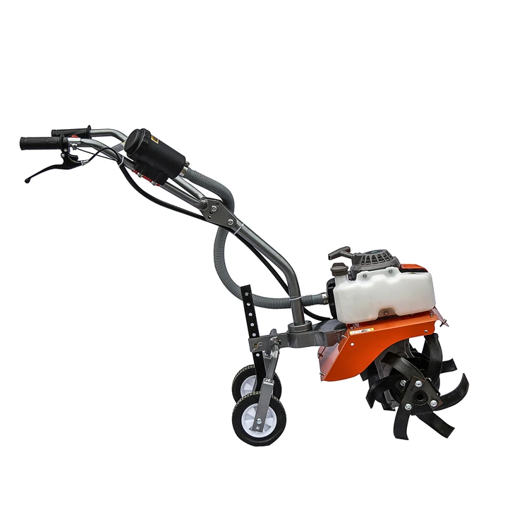 Оптовая продажа, высокое качество офсетной тяжелой дисковой бороной 2.6HP мини культиватор 300-400 мм румпель силы