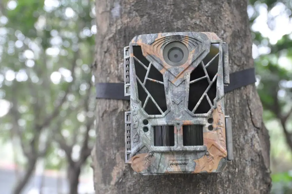 IP68 30MP HD 1080P Black IR hunting camera with GPS