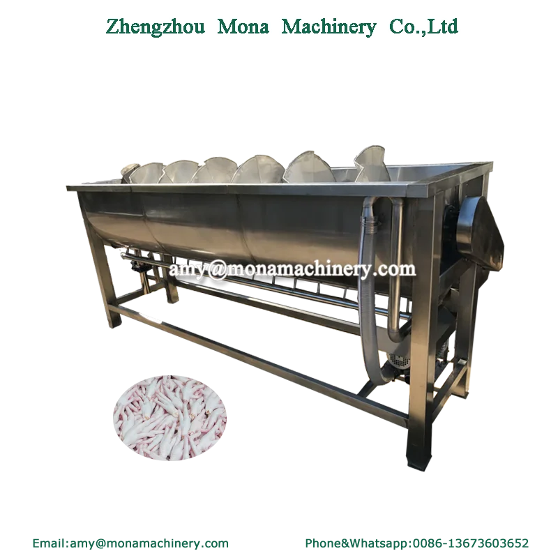 Factory Price Automatic Chicken Leg Peeling Skin Machine Claw Maker Chicken Feet Production Line