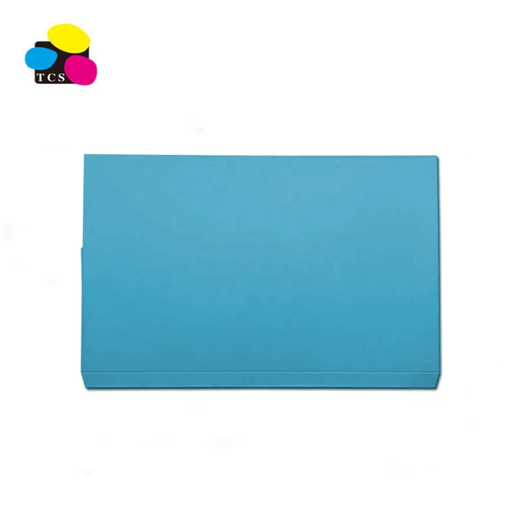 Assorted Colours  Foolscap size Printed Paper Document Wallet made from 230gsm cardboard