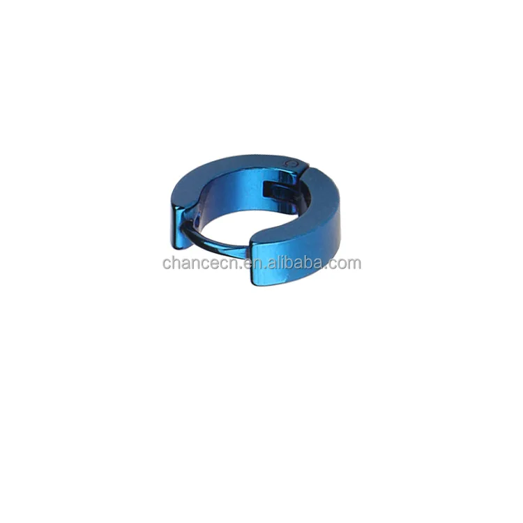 Fashion Stainless Steel Earrings  Plated Round Earrings Small Hoop Women Men