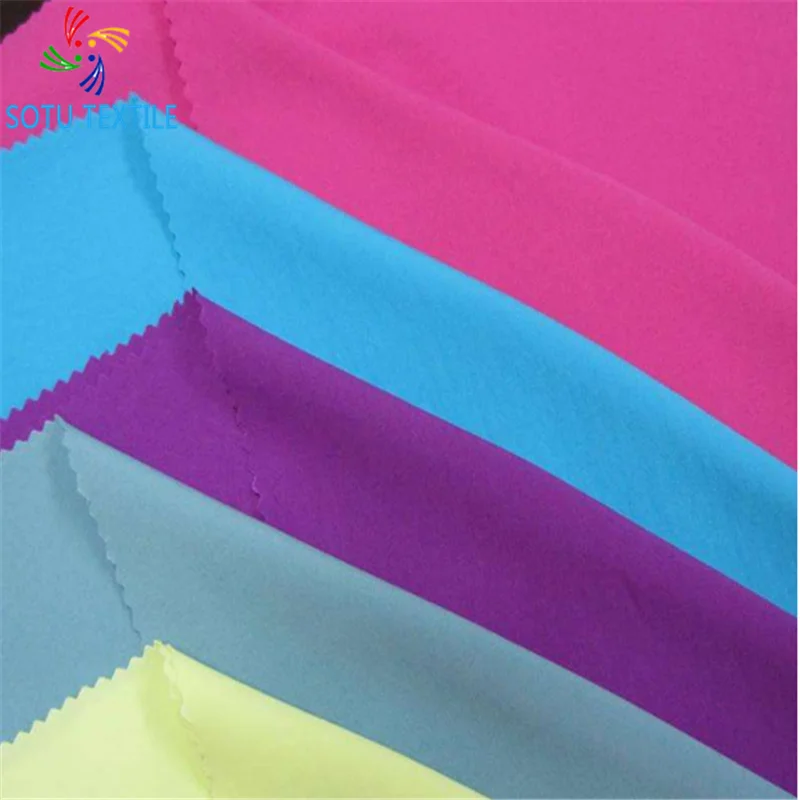 Polyester Flat Pu Milky Coated and Printed Dewspo Fabric
