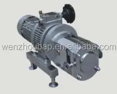 BOAO high viscosity liquid Rotary Lobe Pump (TR) Dry Grinding Mechanical Seal can idle long time rotor pump with hopper