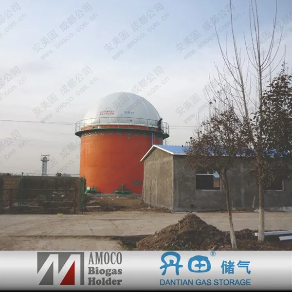 2015 Portable Assembly Methane Digester for membrane gas holder on top type/Biogas Tank