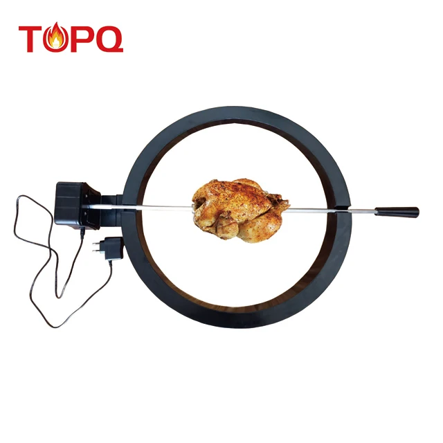 TOPQ Electric BBQ Rotisserie for 23 Inch Kamado Grill