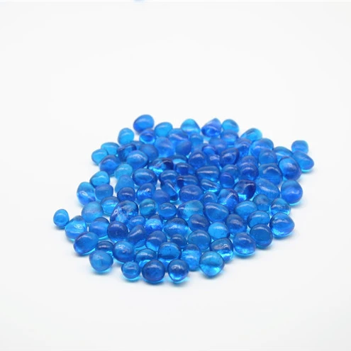 Popular oceanic blue 6-9mm glass perlen aquarium seeds in stock