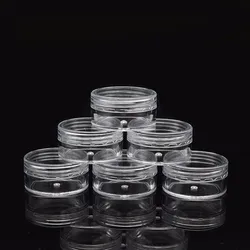 Wholesale 2.5g 2.5ml 3g 3ml 5g 5ml 5cc 10g 10ml 15g 15ml 20g 20ml 25g 25ml 30g 30ml 10 ml Plastic Round Sample Jar with Lids