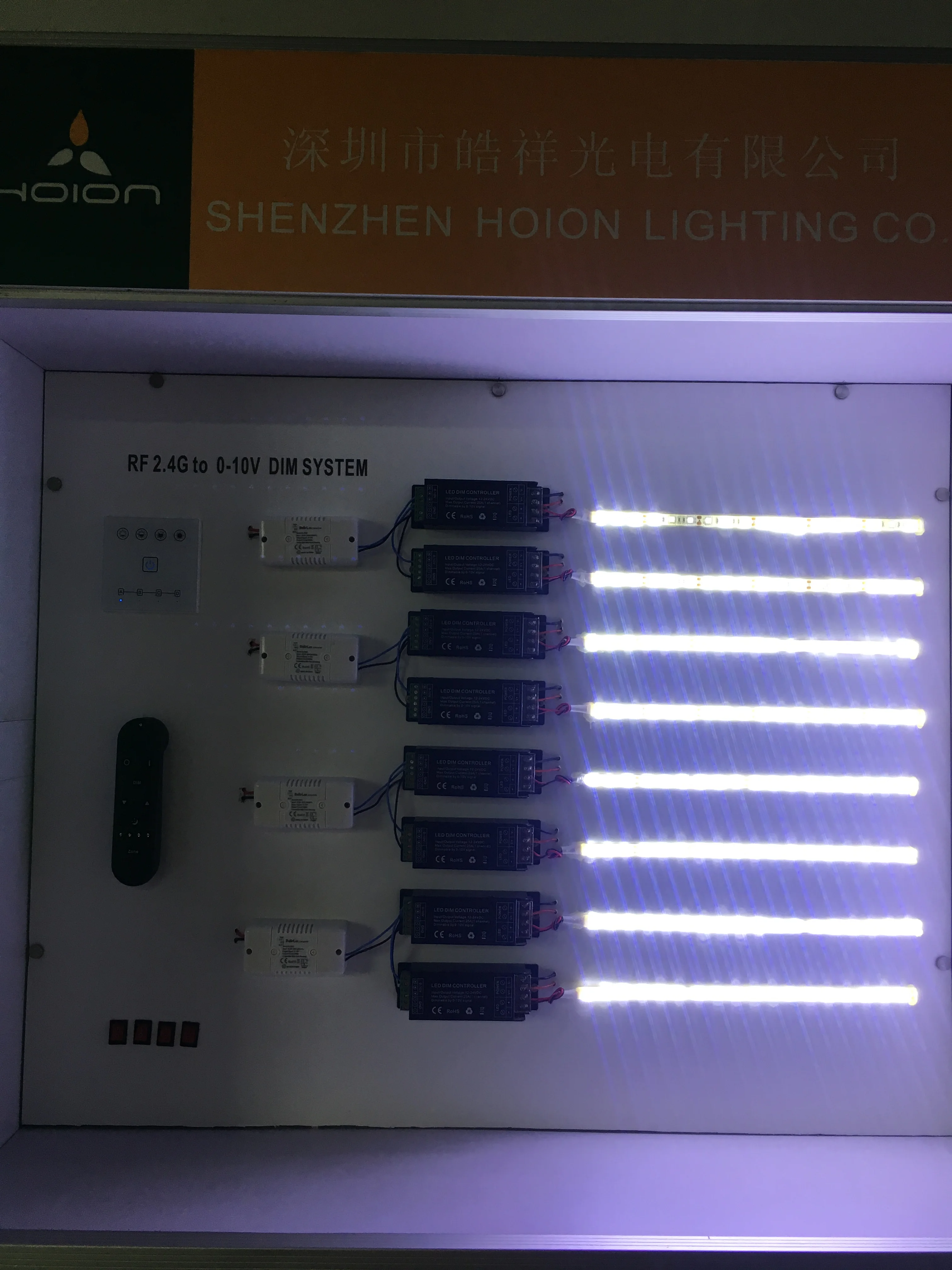 DC12V~24V 300W single color dimmer warranty Push control 0-10V dimming controller