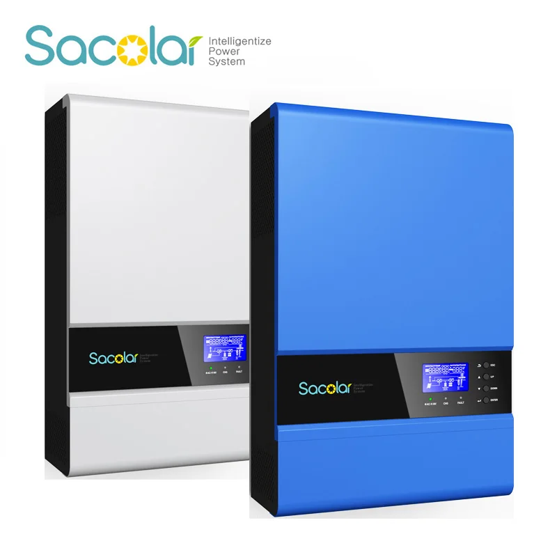 10kva/10kw solar inverter ups with MPPT solar charger and AC charger created by 2pcs 5kw solar inverter in parallel function