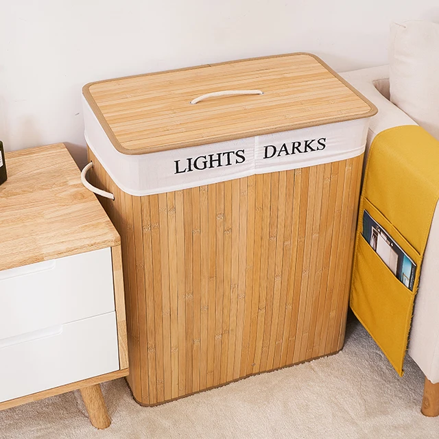 Store More Dirty Clothes Storage Rectangular Laundry Basket