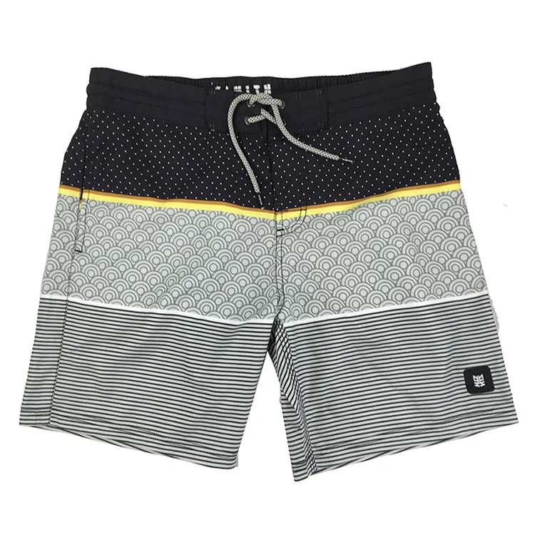 Quick dry breathable sublimation printing custom boardshorts with pocket