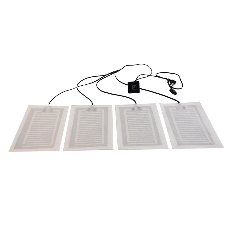 
Электрическая грелка с дальним инфракрасным излучением для одежды с питанием от аккумулятора USB 5 В 