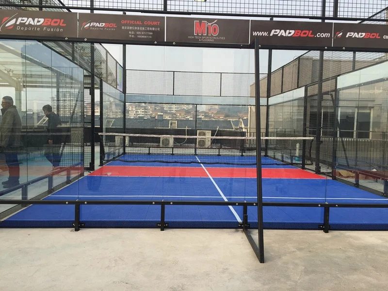 Hot Sale Factory Wholesale Panoramic Safety Padel Tennis Rackets Perruque Coupe Court