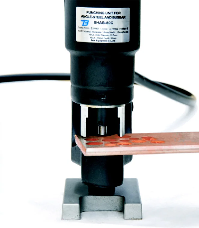 Hydraulic Busbar Cutting Punching Bending Machine Thickneed Max. 13mm