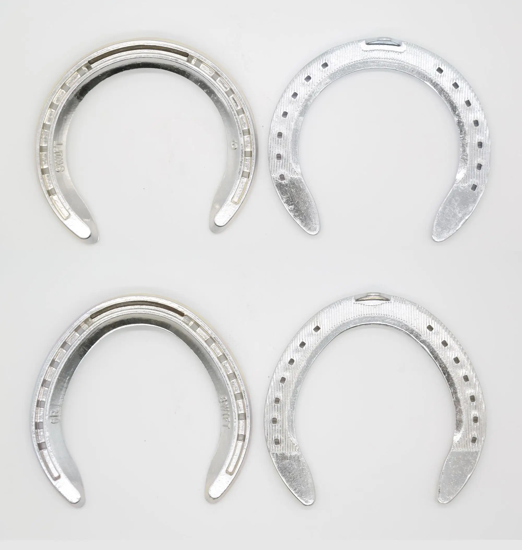 Chinese Factory High Quality  Forged  Aluminium Horseshoes for horses