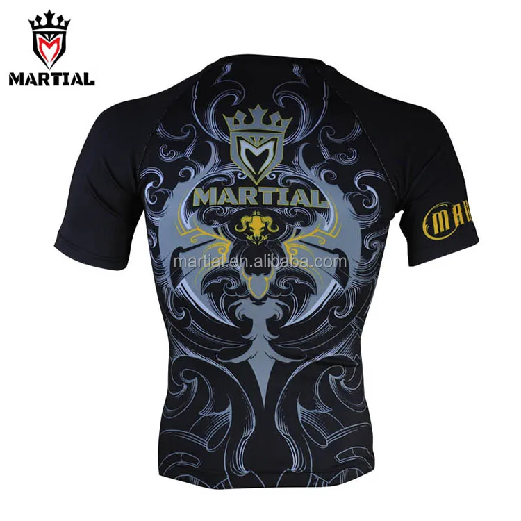 OEM Service Wholesale Cheap MMA Bjj Rash Guard For Man