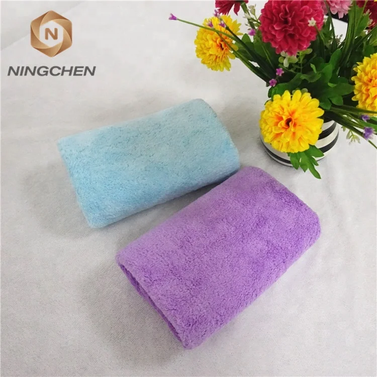 Coral fleece fabric China Factory Super Absorbent Coral Fleece Towel/Cloth car cleaning Microfiber Towel micro fleece towels