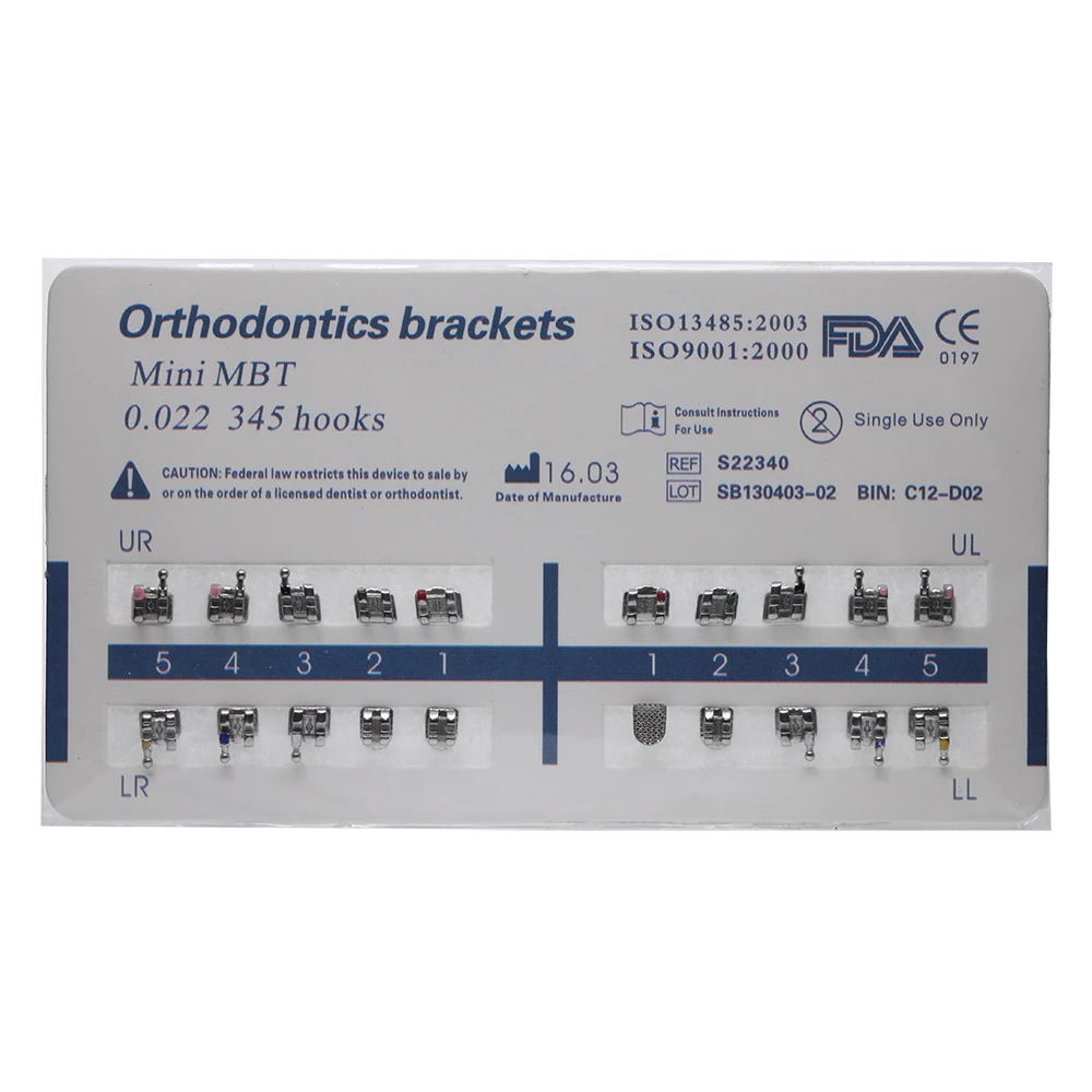 Skyortho ортодонтический мини-кронштейн для зубов Roth 0 022 продажи