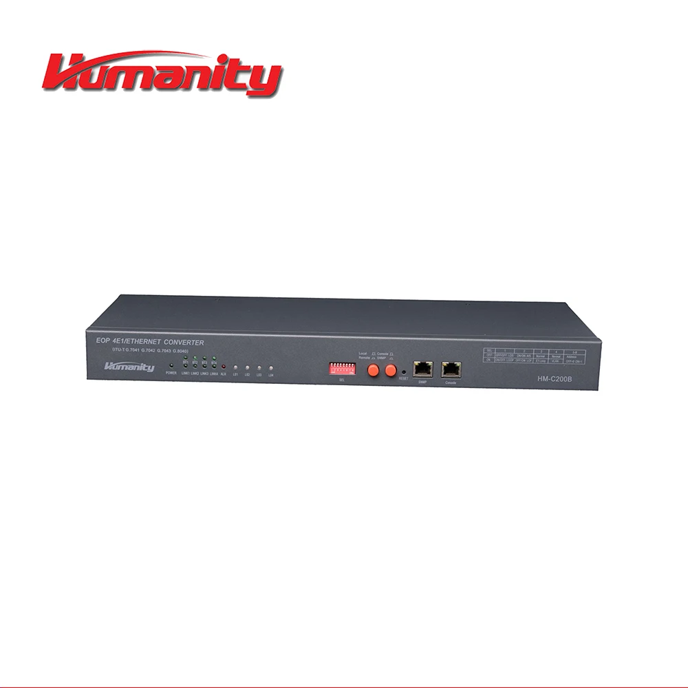 
Humanity HM-C200B EOP 4E1 to Ethernet converter 