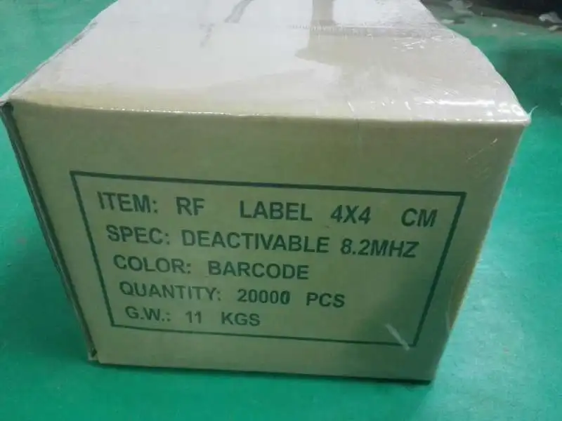 Мягкие бирки EAS RF 8,2 МГц, 40*40 мм, защищают от кражи