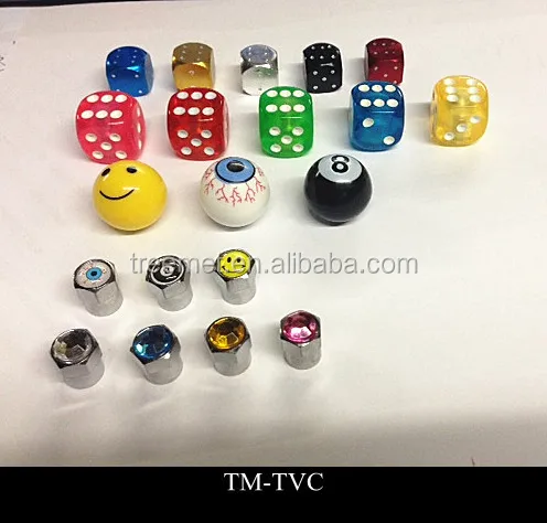 Aluminum air green valve caps