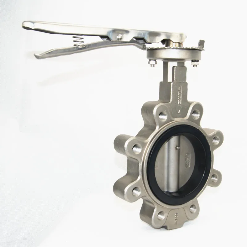 CHINA 4-12 Inch Stainless Steel Body epdm Seat Manual Lug Butterfly Valve