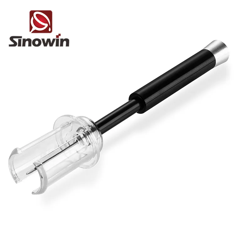 Новый дизайн открывалки для бутылок акриловый алюминиевый сплав открывалка вина с воздушным давлением