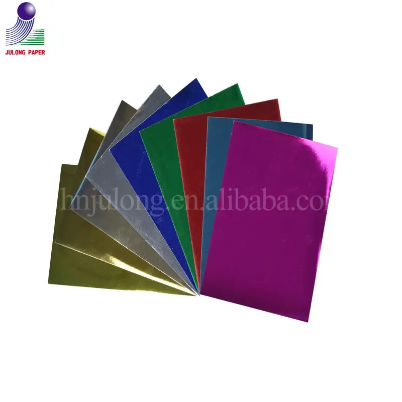 
 Прямая поставка от производителя, цветная алюминиевая фольга формата A4 для рукоделия, упаковки подарков, украшения  