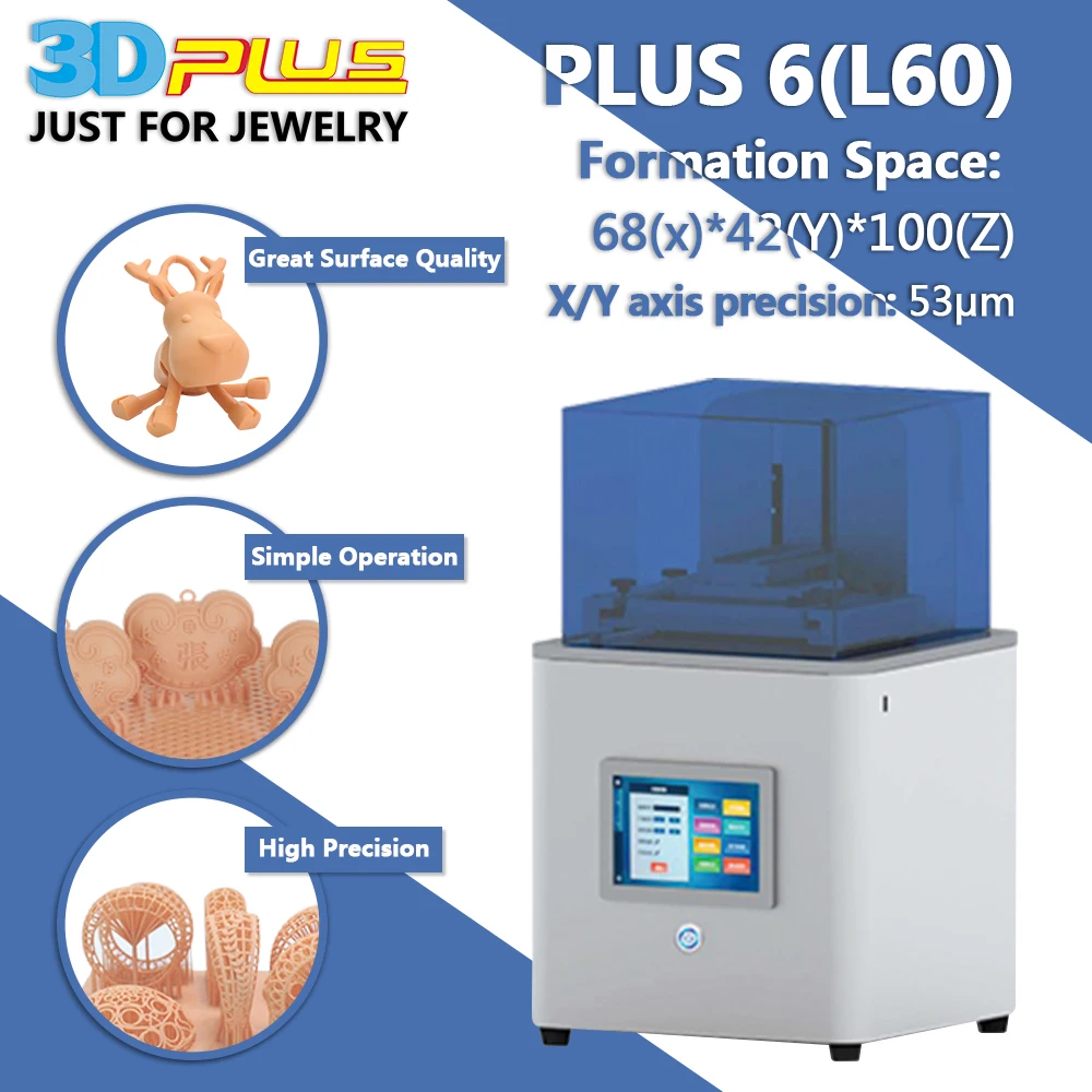 Newest LED UV Series High Digital Technology Desktop Best Cheap 3D Printer Price for Creative Jewelry Studio and Design Workshop