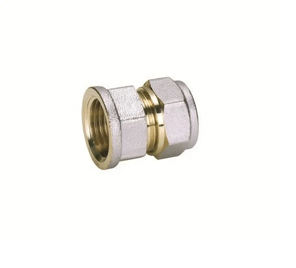 BRASS FITTING, PIPE FITTING, STRAIGHT CONNECTOR FOR PEX-AL-PEX PIPE