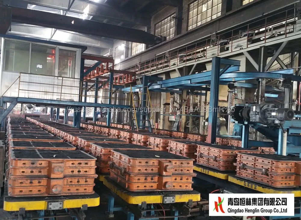 Литейные машины для литья под, литье металла машины, глины формовочной линии