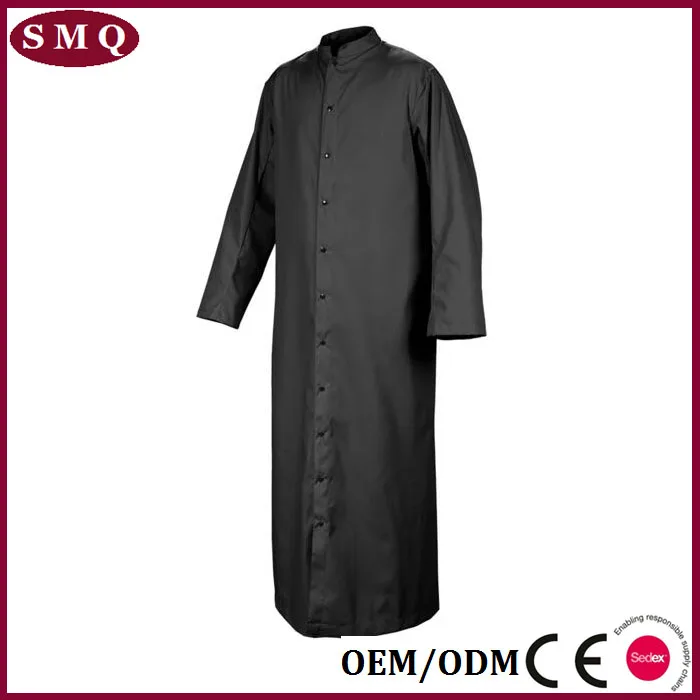 church vestment Altar server surplice clergy black cassock