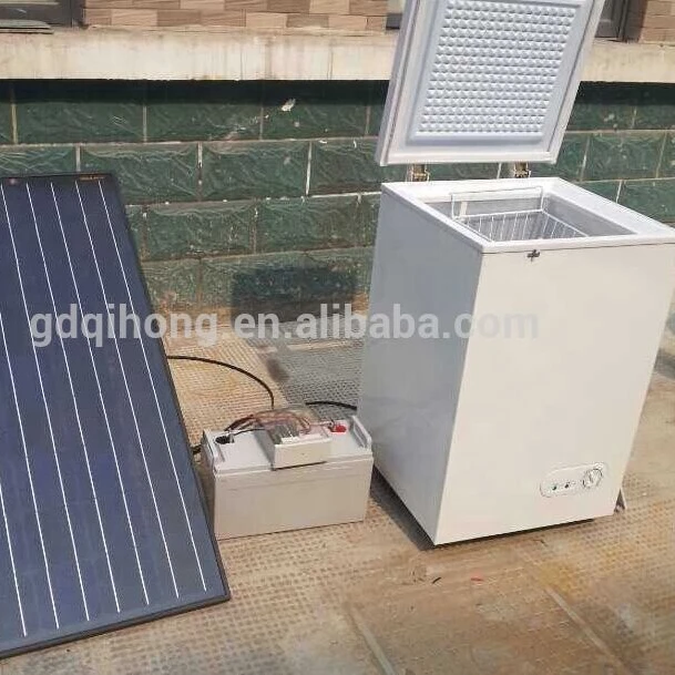 
BD-108L Solar 12/24V DC Solar Deep Freezer Chest Freezer 