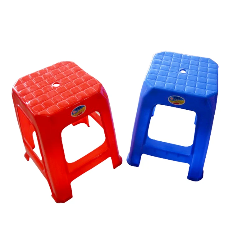 Factory Home Furniture Stool Bright Color Plastic PP  Household Items stacking chairs