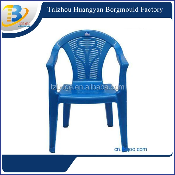 Wholesale high quality prompt goods used plastic chair injection new mold