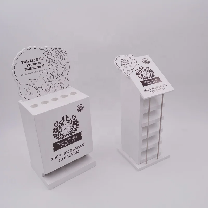 
wooden table top display riser shelf stand for lipstick, lip gloss, eyeliner,eyelash, perfume, nail polish, essential oil 