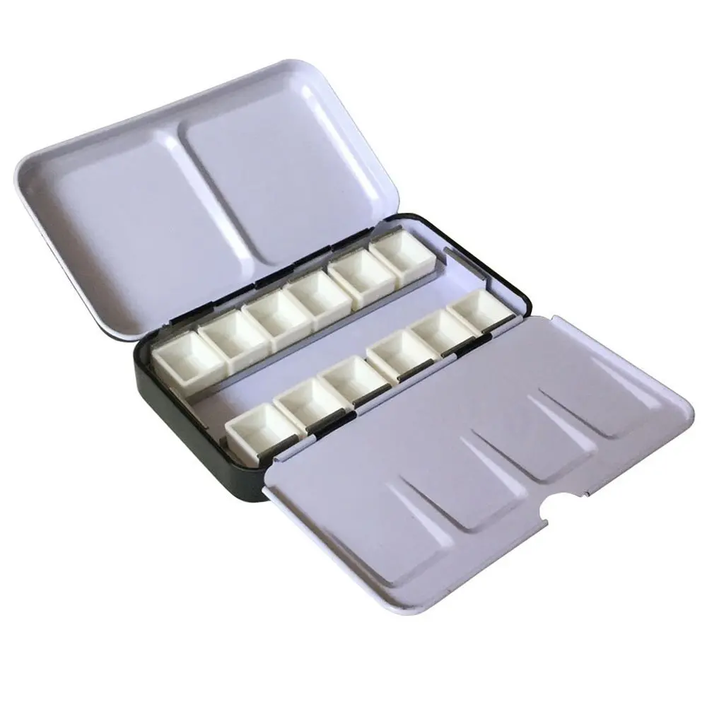 Empty Watercolor Tins Palette Paint Case - Tin Box with