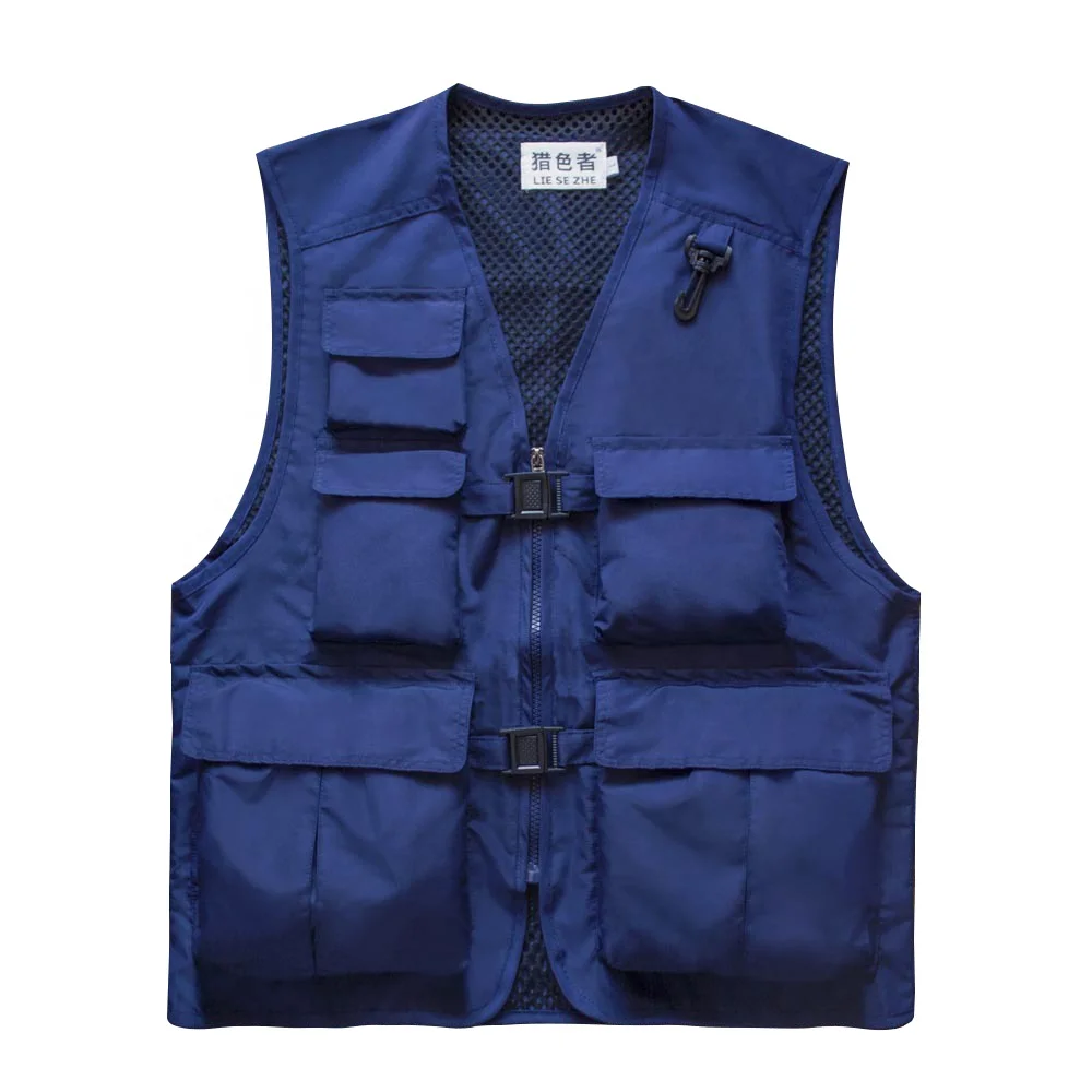 Мужской жилет с несколькими карманами, жилет для рыбалки, стрельбы, пешего туризма, журналиста, фотографии, кемпинга, сафари